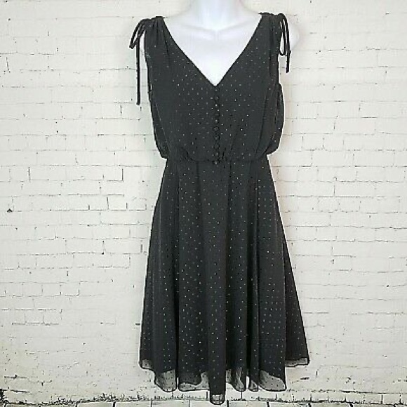 Gal Meets Glam Dresses & Skirts - GAL MEETS GLAM Elora Sparkle Swiss Dot Dress